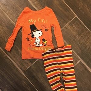 🆕My first Thanksgiving Holiday Pjs 3-6 month